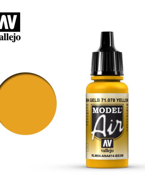 71078 - VALLEJO MODEL AIR: YELLOW RLM04 - 17ML