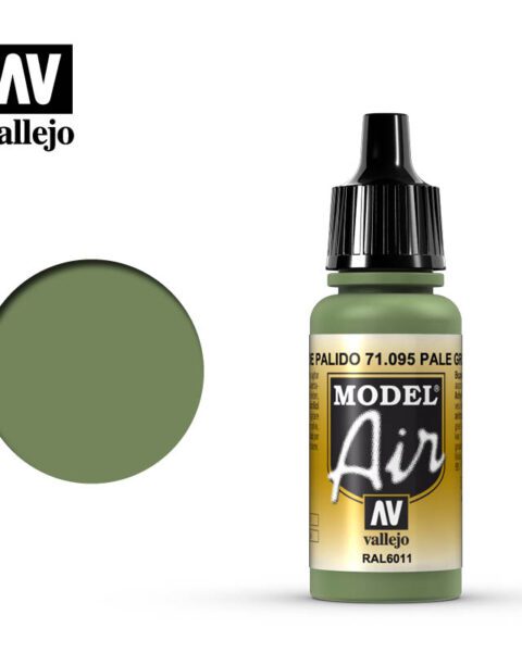 71095 - VALLEJO MODEL AIR: PALE GREEN RAL6011 - 17ML