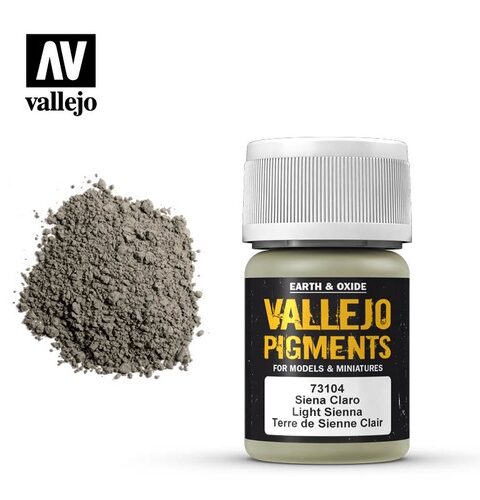 73.104 VALLEJO PIGMENTS: LIGHT SIENA (35ML)