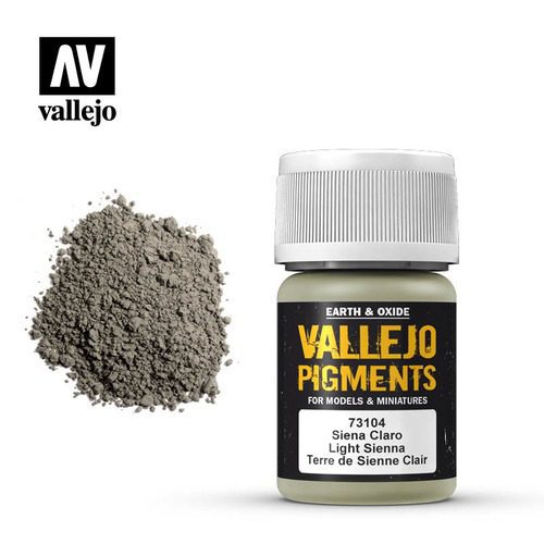 73.104 VALLEJO PIGMENTS: LIGHT SIENA (35ML)