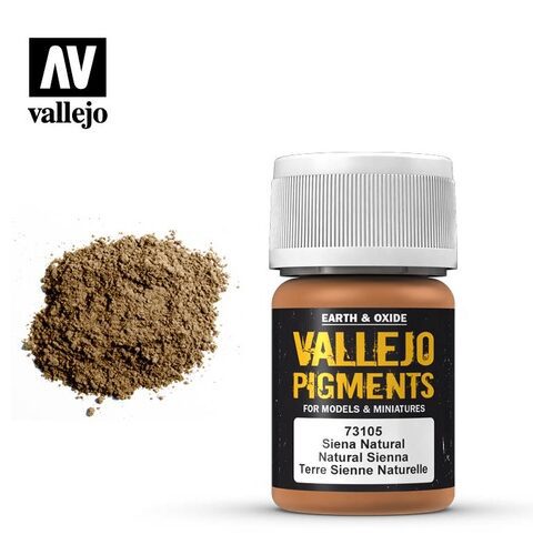 73.105 VALLEJO PIGMENTS: NATURAL SIENA (35ML)