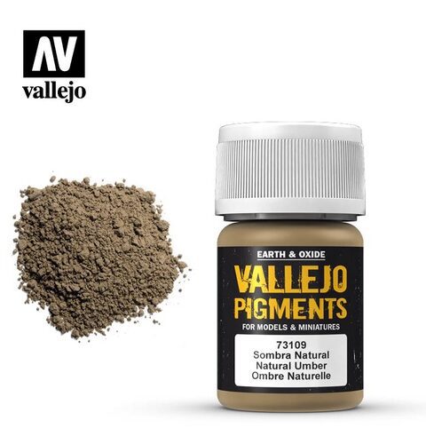 73.109 VALLEJO PIGMENTS:  NATURAL UMBER (35ML)