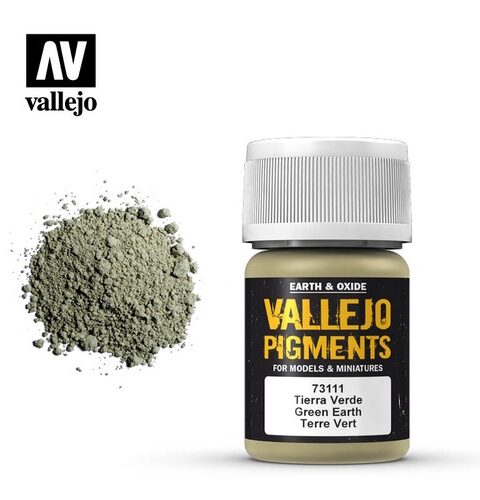 73.111 VALLEJO PIGMENTS:  GREEN EARTH (35ML)