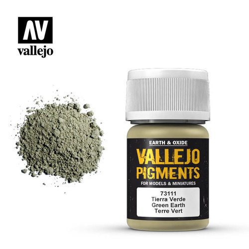 73.111 VALLEJO PIGMENTS: GREEN EARTH (35ML)