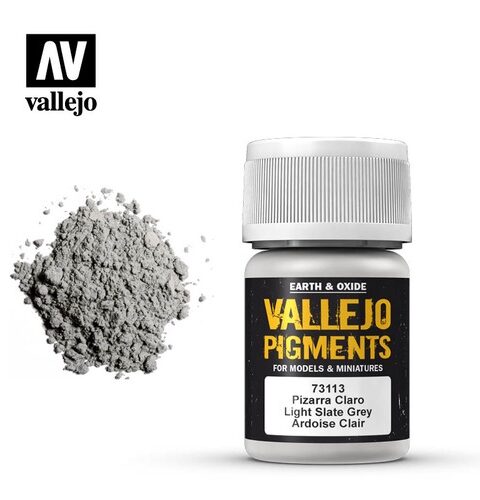 73.113 VALLEJO PIGMENTS:  LIGHT SLATE GREY (35ML)