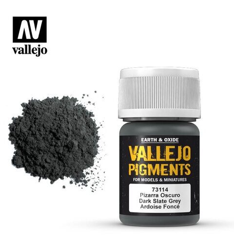73.114 VALLEJO PIGMENTS:  DARK SLATE GREY (35ML)