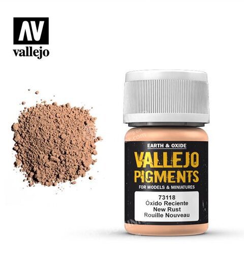 73.118 VALLEJO PIGMENTS:  NEW RUST (35ML)