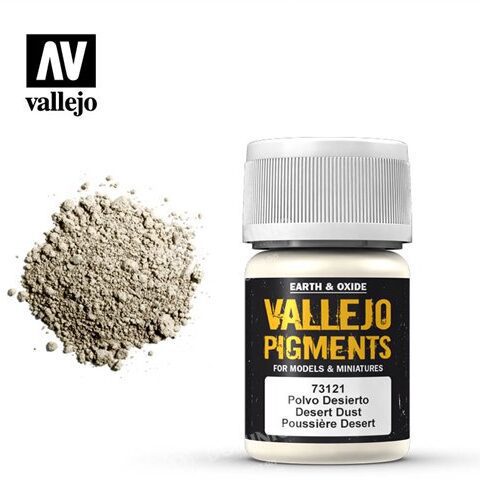 73.121 VALLEJO PIGMENTS:  DESERT RUST (35ML)