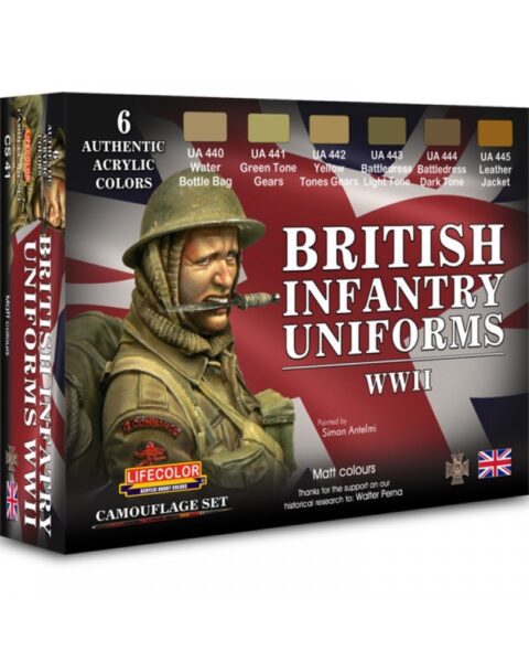 Colori Acrilici Lifecolor per uniformi inglesi WWII CS41