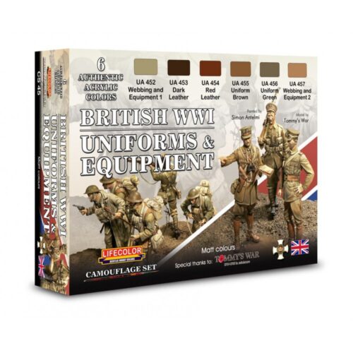 Colori Acrilici Lifecolor per uniformi inglesi WWII CS45