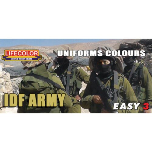 Colori Acrilici Lifecolor per divise Esercito Israeliano MS10