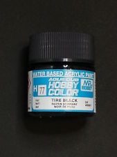077 Gunze Tire Black Flat 10ml Hobby Color Gunze Sangyo acrilico modellismo