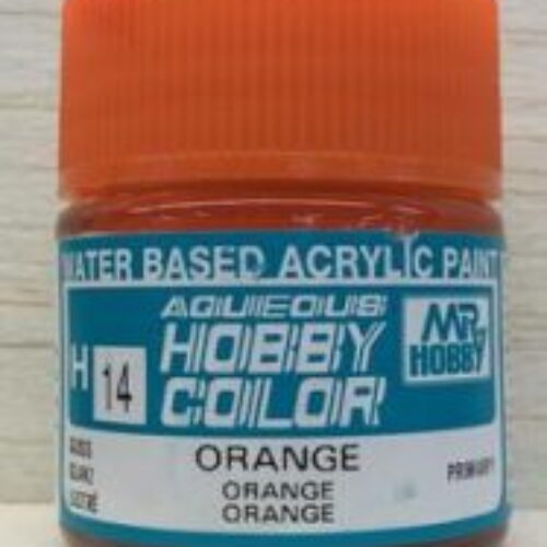 014 gloss orange arancione lucido 10ml Hobby Color Gunze Sangyo acrilico modellismo