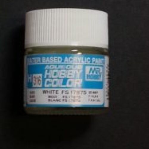 316 Gunze GLOSS WHITE BIANCO LUCIDO 10ml Hobby Color Gunze Sangyo acrilico modellismo