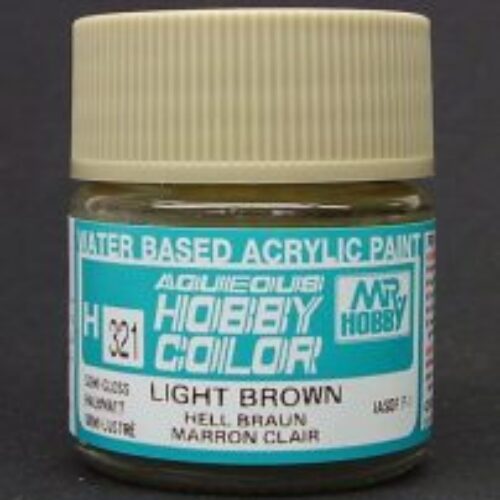 321 Gunze Light brown water based acrylic paint  10ml Hobby Color Gunze Sangyo acrilico modellismo
