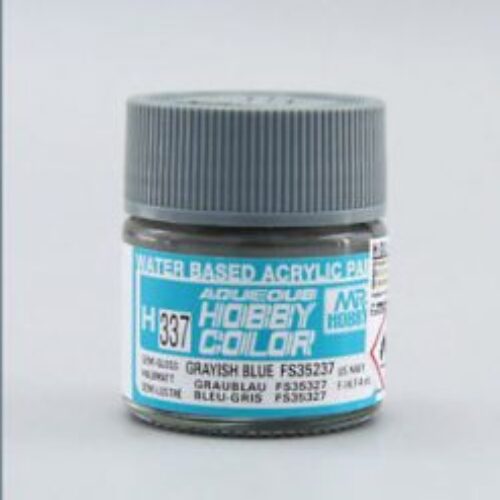 337 Gunze GRAYISH Blue semi gloss 10ml Hobby Color Gunze Sangyo acrilico modellismo