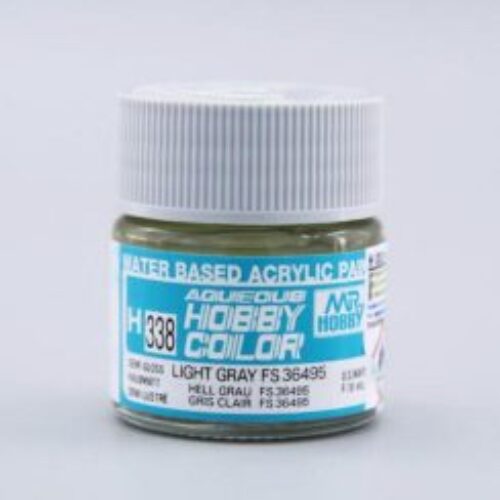 338 Gunze FS36495 LIGHT GRAY semi gloss 10ml Hobby Color Gunze Sangyo acrilico modellismo