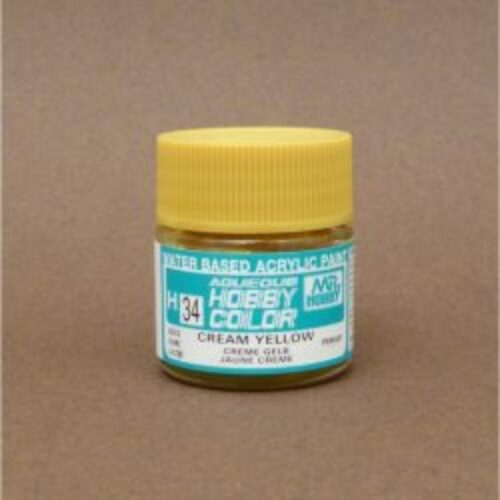 034 cream yellow 10ml Gunze Sangyo Hobby Color acrilico modellismo
