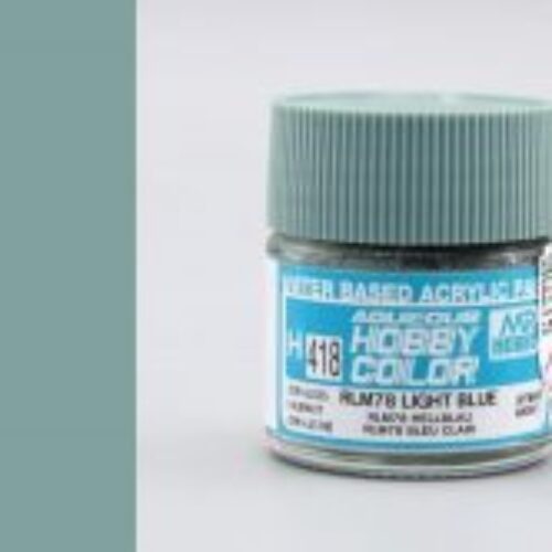 418 Gunze RLM78 LIGHT BLUE BLU CHIARO 10ml Hobby Color Gunze Sangyo acrilico modellismo