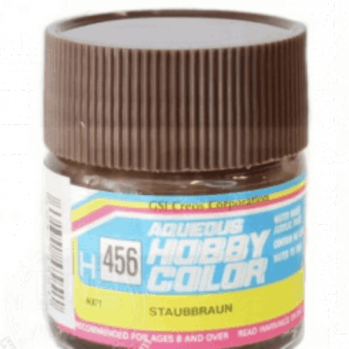456 Gunze Flat Dust Brown 10ml Hobby Color Gunze Sangyo acrilico modellismo