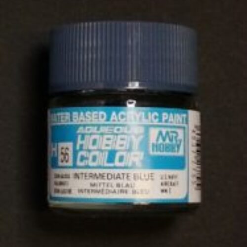 056 INTERMEDIATE BLUE SEMI GLOSS 10ml Hobby Color Gunze Sangyo acrilico modellismo