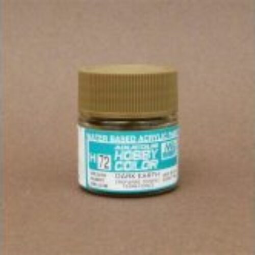 072 Gunze dark heart terra scusa semi gloss 10ml Hobby Color Gunze Sangyo acrilico modellismo