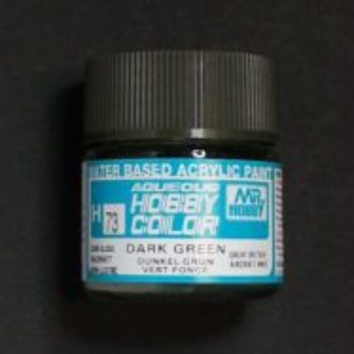 073 Gunze DARK GREEN SEMI GLOSS 10ml Hobby Color Gunze Sangyo acrilico modellismo