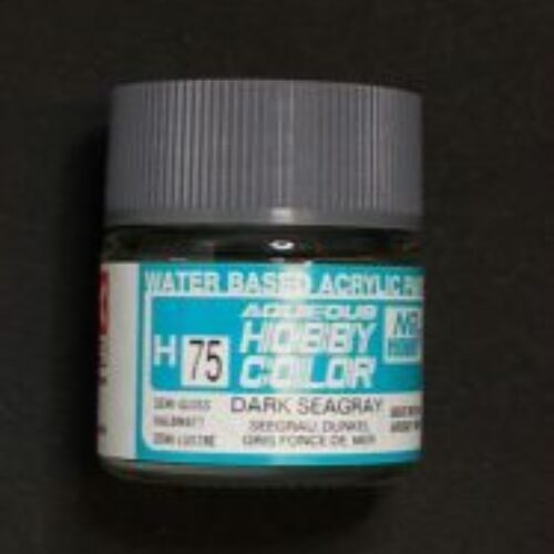 075 Gunze DARK SEAGRAY SEMI GLOSS 10ml Hobby Color Gunze Sangyo acrilico modellismo