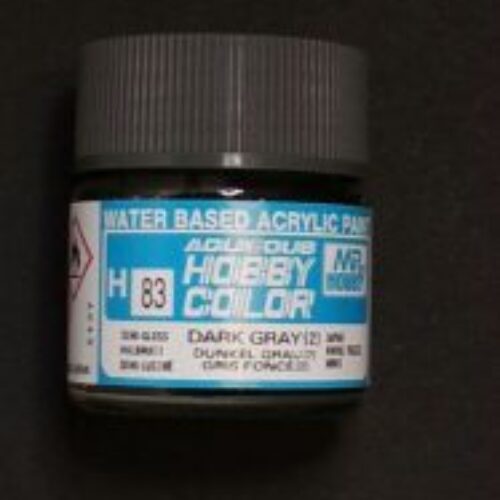 083 Gunze DARK GRAY SEMI GLOSS 10ml Hobby Color Gunze Sangyo acrilico modellismo
