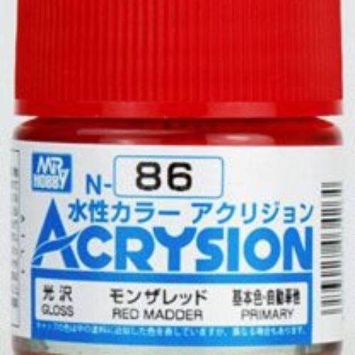 086 Gunze red madder gloss 10ml Hobby Color Gunze Sangyo acrilico modellismo