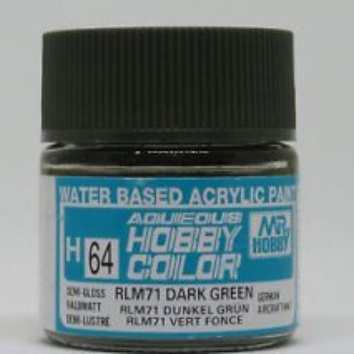 064 RLM71 DARK GREEN 10ml Hobby Color Gunze Sangyo acrilico modellismo