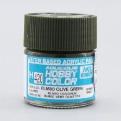 420 Gunze SEMI GLOSS OLIVE GREEN 10ml Hobby Color Gunze Sangyo acrilico modellismo
