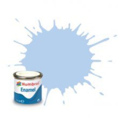 (44) AA0044 SMALTO HUMBROL Enamel PASTEL BLUE 14 ml colore per modellismo