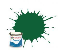 (120) AA1328 SMALTO HUMBROL Enamel LIGHT GREEN colore per modellismo