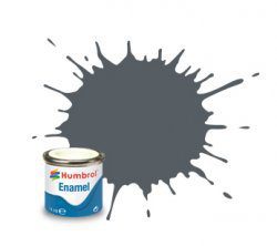 (125) AA1376 SMALTO HUMBROL Enamel US DARK GREY colore per modellismo