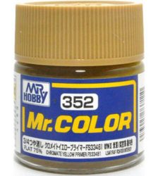 C-352 Gunze Lacquer smalto Chromate Yellow Primer opaco 75% 10ml colore modellismo