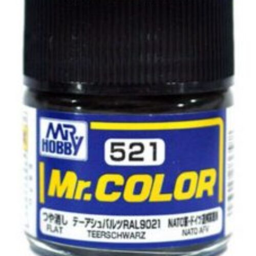 C-521 Gunze Lacquer smalto nero opaco 10ml colore modellismo
