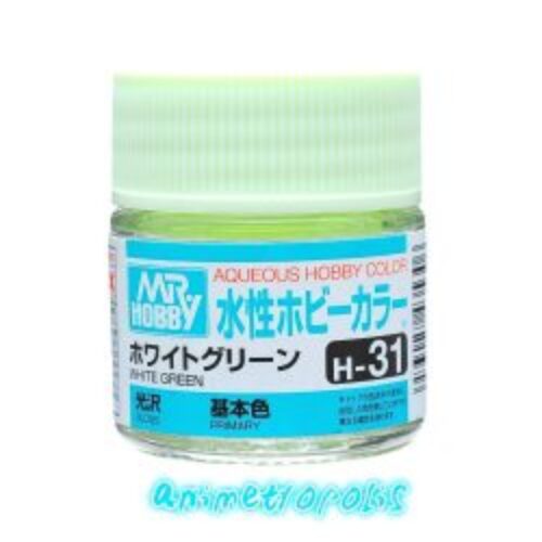 031 white green gloss 10ml Hobby Color Gunze Sangyo acrilico modellismo
