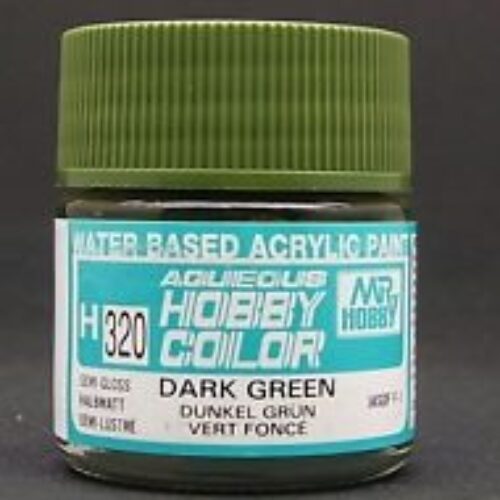 320 Gunze DARK GREEN semi gloss 10ml Hobby Color Gunze Sangyo acrilico modellismo