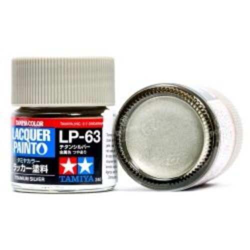 TAMIYA LACQUER PAINT LP-63 Titanium silver
