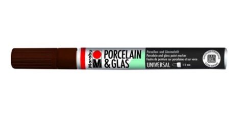 Pennarello per Porcellana e Vetro Porcelain And Glas Paint Marker 295 Cacao MARABU