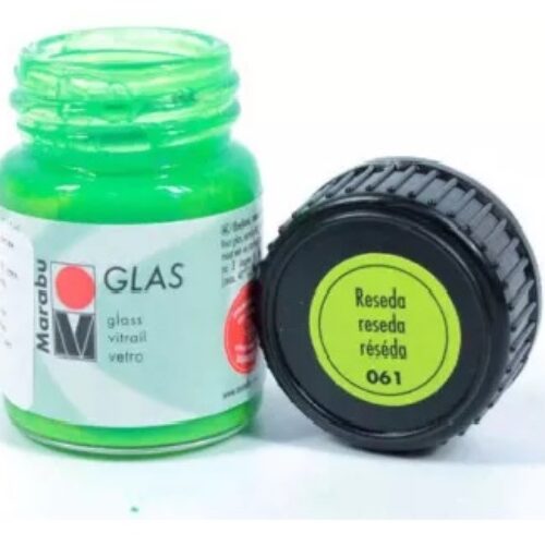 COLORE PER VETRO 061 Reseda Vasetto 15ml MARABU