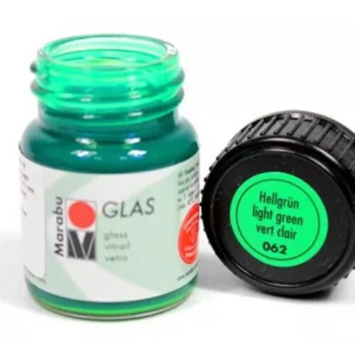 COLORE PER VETRO 062 Verde Chiaro Vasetto 15ml MARABU