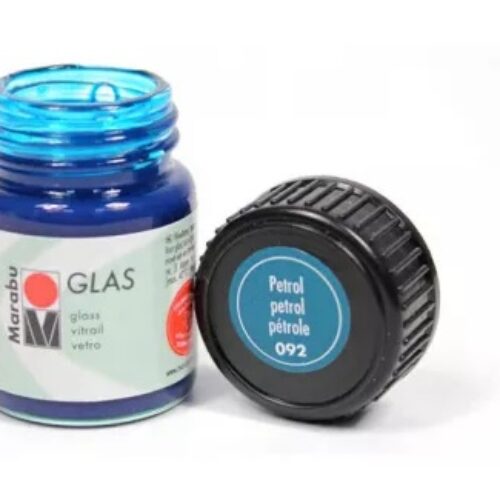 COLORE PER VETRO 092 Petrolio Vasetto 15ml MARABU