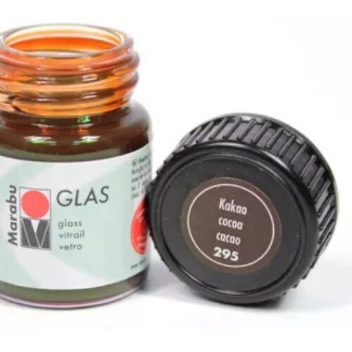 COLORE PER VETRO 295 Cacao Vasetto 15ml MARABU