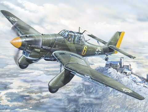 JUNKERS JU-87A STUKA Trumpeter 02420 scala 1:24