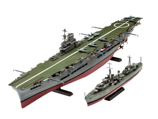 HMS Ark Royal & Tribal Class Destroyer REVELL 05149 scala 1:720