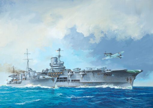 HMS Ark Royal & Tribal Class Destroyer REVELL 05149 scala 1:720 - immagine 4