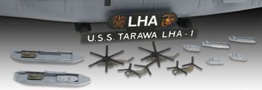 Assault Ship USS Tarawa LHA-1 REVELL 05170 scala 1:720 - immagine 3
