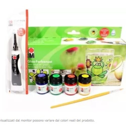 SET PER VETRO STARTER SET GLASS MARABU